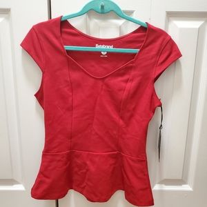 NWT Betabrand Peplum Top